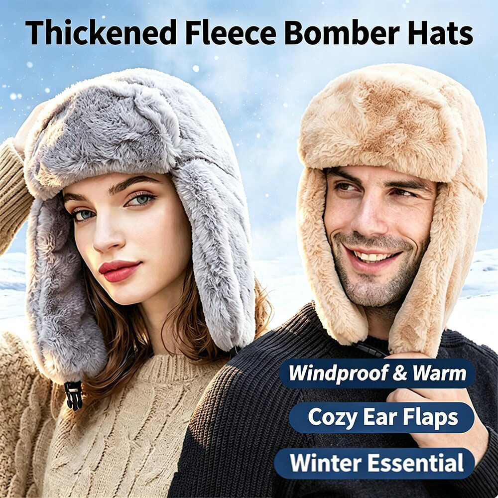Trapper Hat Ear Flap - Topi Trapper Tebal Berbahan Bulu Lembut,