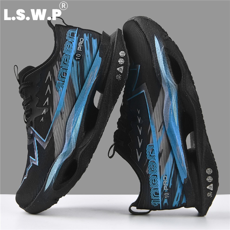 Running Cap Lightweight - Sepatu Lari Profesional dengan Sol Berlubang