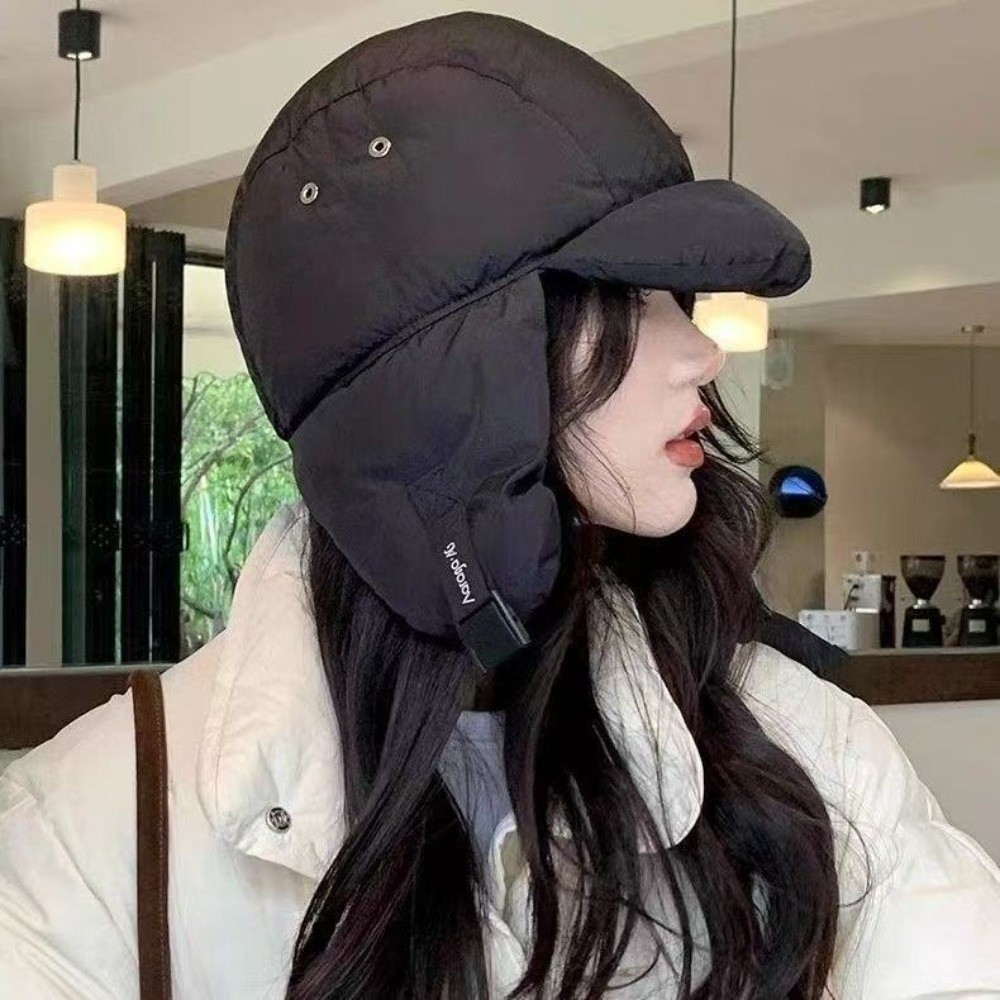 Topi Bomber Berwarna Solid den - Trapper Hat Ear Flap ulasan dan harga