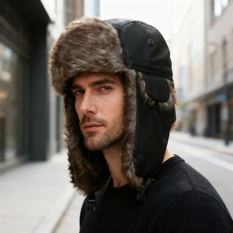 Topi Musim Dingin Uniseks, Top - Trapper Hat Ear Flap ulasan dan harga