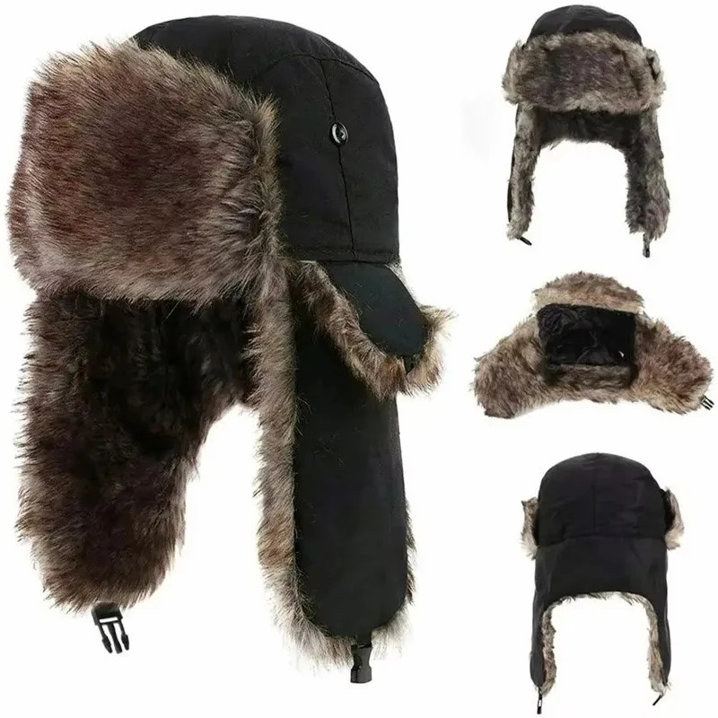 Topi Musim Dingin Uniseks, Top - Trapper Hat Ear Flap ulasan dan harga