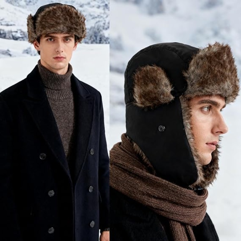 Topi Musim Dingin Uniseks, Top - Trapper Hat Ear Flap ulasan dan harga