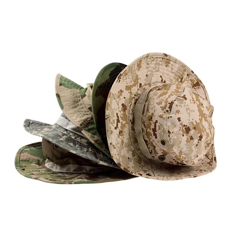 Topi Taktis Kamuflase Pria, To - Boonie Hat Tactical ulasan dan harga