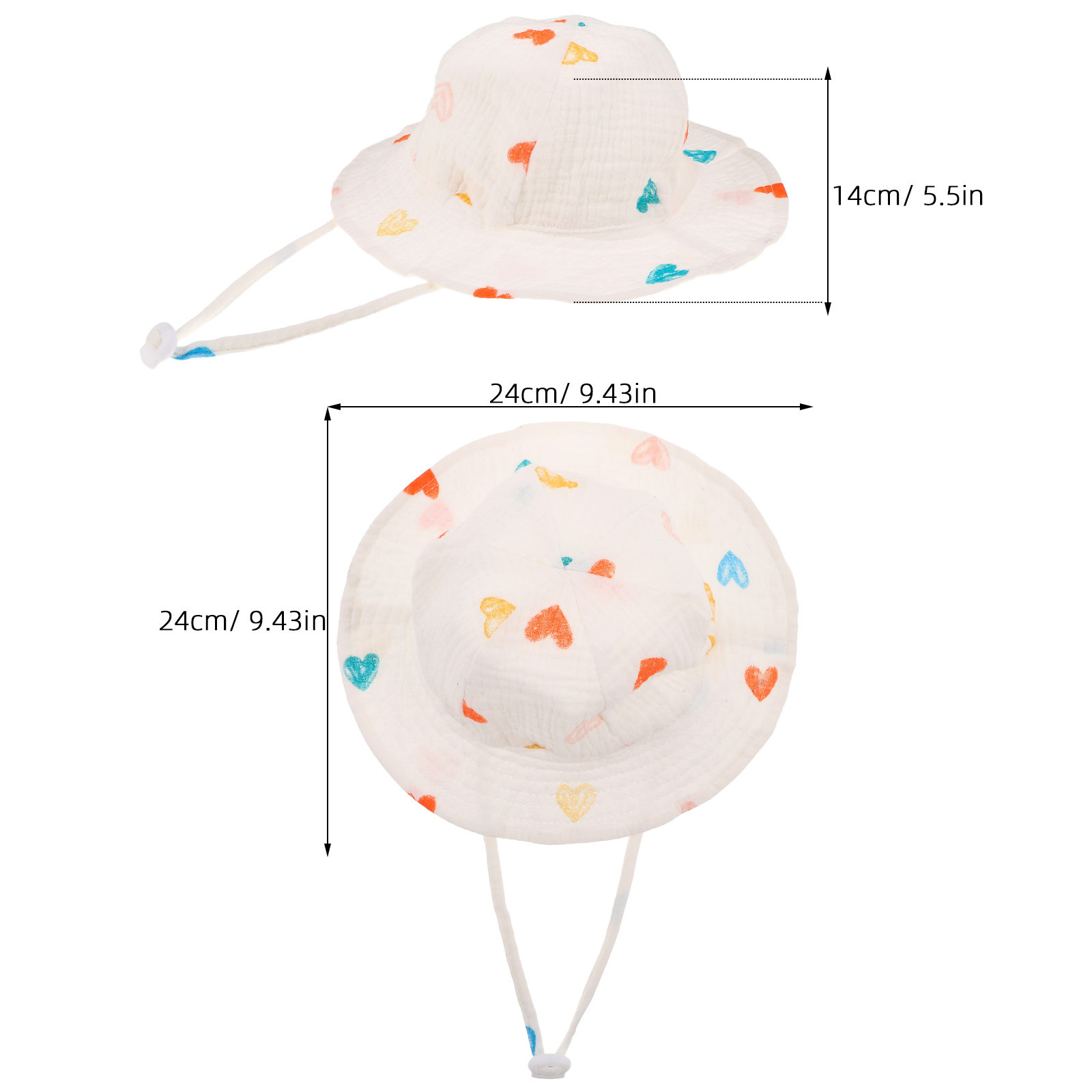 Topi Bayi, Bahan Katun Lembut  - Bucket Hat Cotton ulasan dan harga