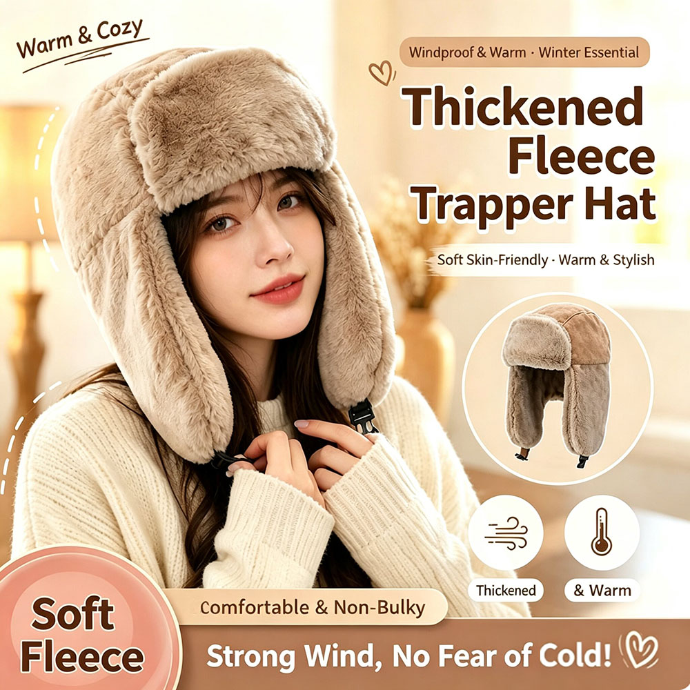 Topi Trapper Tebal Berbahan Bu - Trapper Hat Ear Flap ulasan dan harga