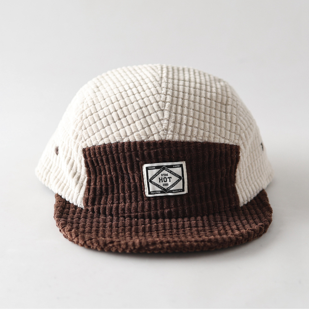Topi Baseball Corduroy Warna-w - Corduroy Cap 5 Panel ulasan dan harga