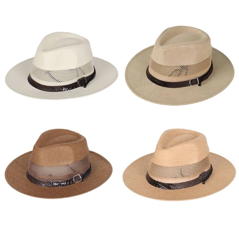 Topi Topi Panama Dapat Disesua - Cowboy Hat Straw ulasan dan harga