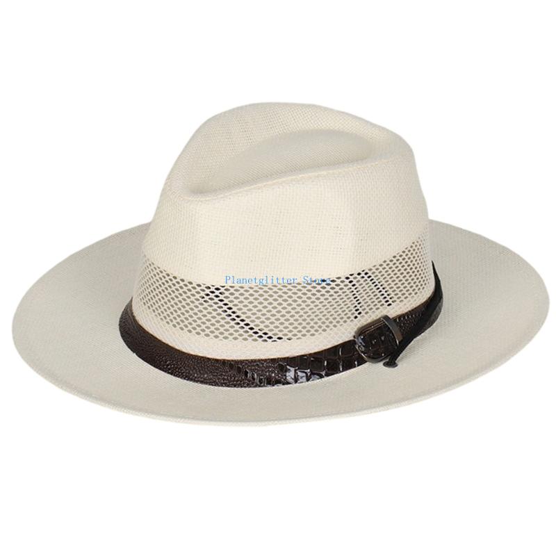 Topi Topi Panama Dapat Disesua - Cowboy Hat Straw ulasan dan harga