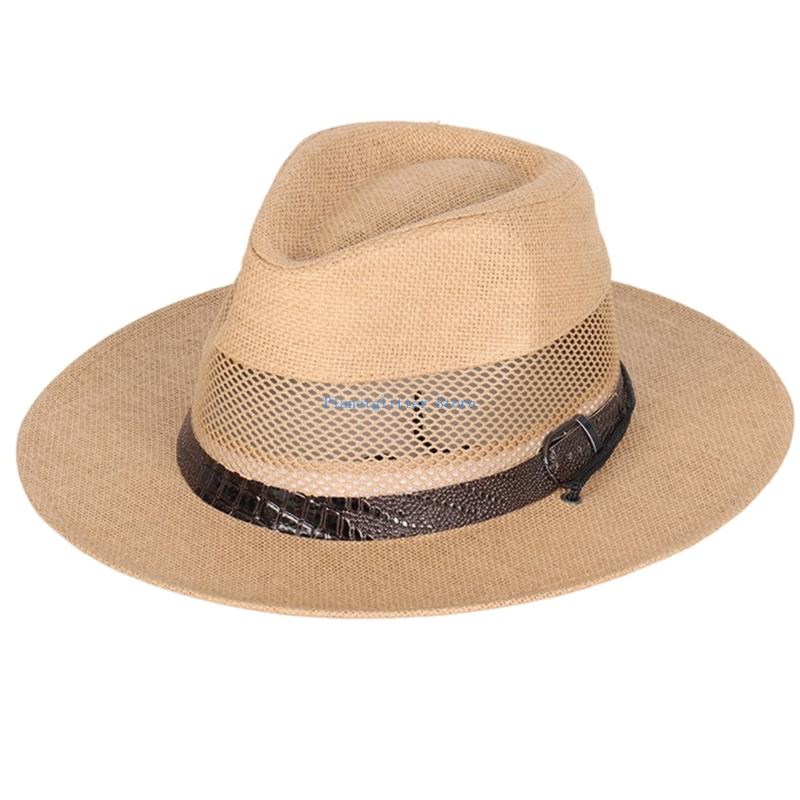 Topi Topi Panama Dapat Disesua - Cowboy Hat Straw ulasan dan harga