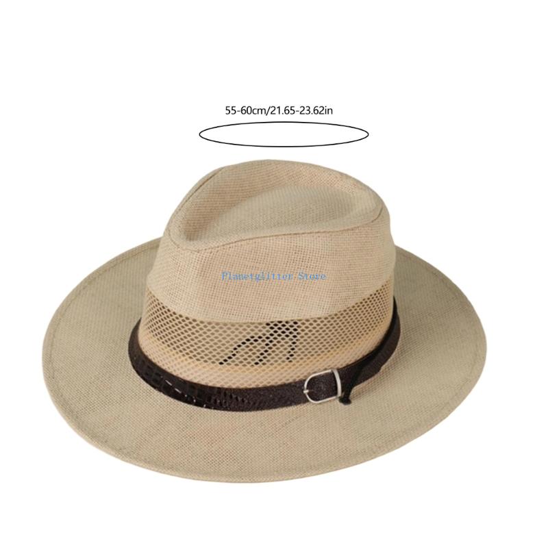 Topi Topi Panama Dapat Disesua - Cowboy Hat Straw ulasan dan harga