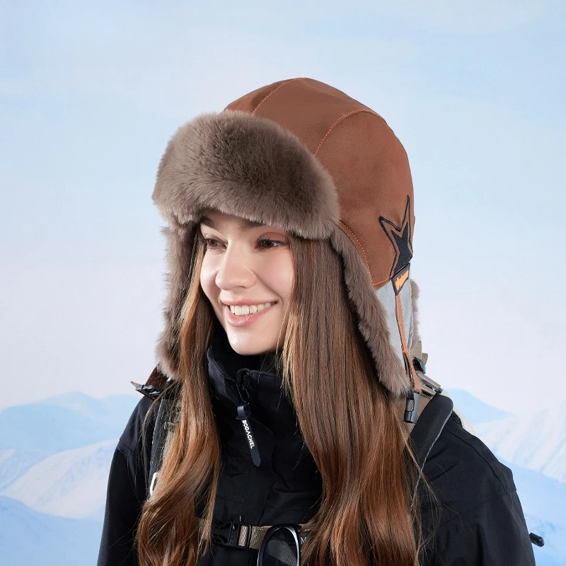 Topi Musim Dingin 3-in-1 Unise - Trapper Hat Ear Flap ulasan dan harga